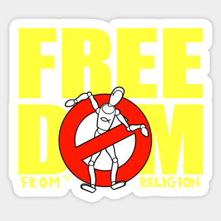 Freedom from Religion by Tai's Tees Sticker